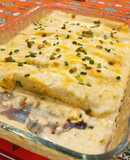 إنشلادا (Creamy Chicken Enchiladas)