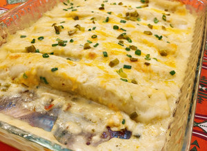صورة لوصفة إنشلادا (Creamy Chicken Enchiladas)