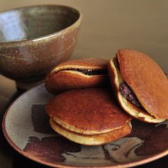 A picture of My Dorayaki (Red Bean Paste Pancake).