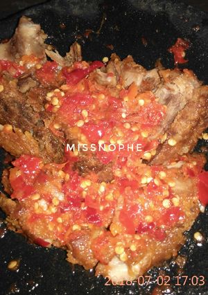 Foto resep Ayam geprek super hot