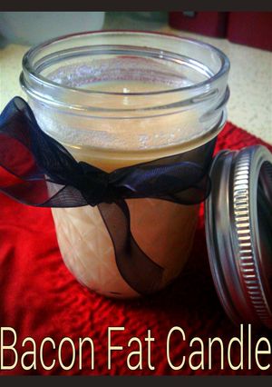 A picture of Bacon Fat Candle.