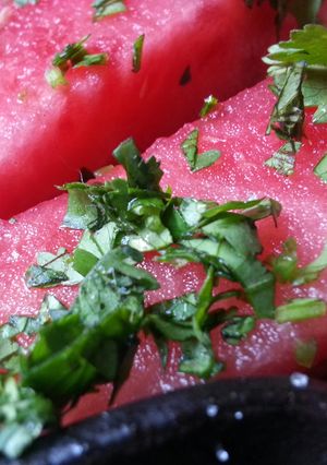 A picture of Watermelon Sticks.