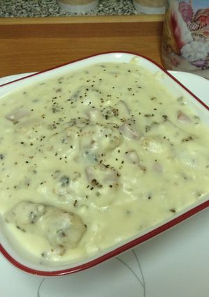A picture of Chicken Cordon Bleu Soup.
