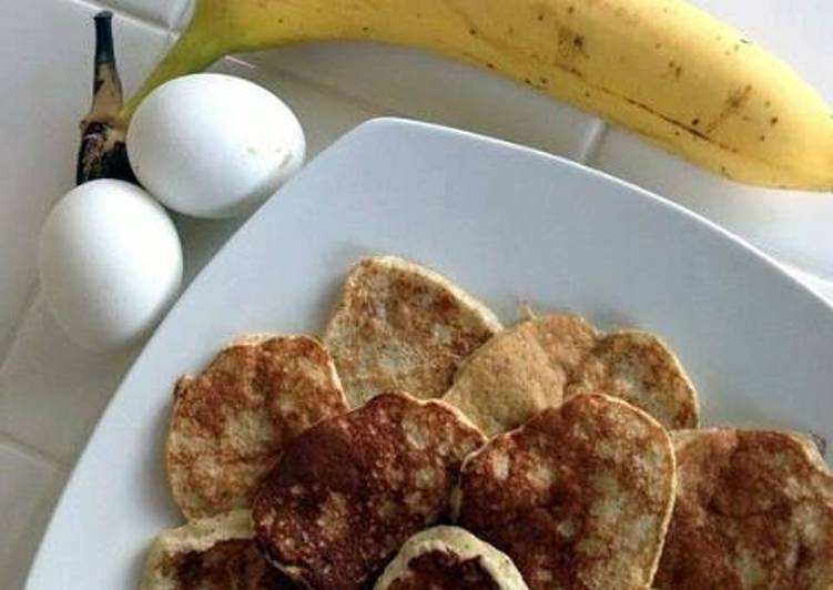 Recipe of Any-night-of-the-week Banana and Egg Pancakes