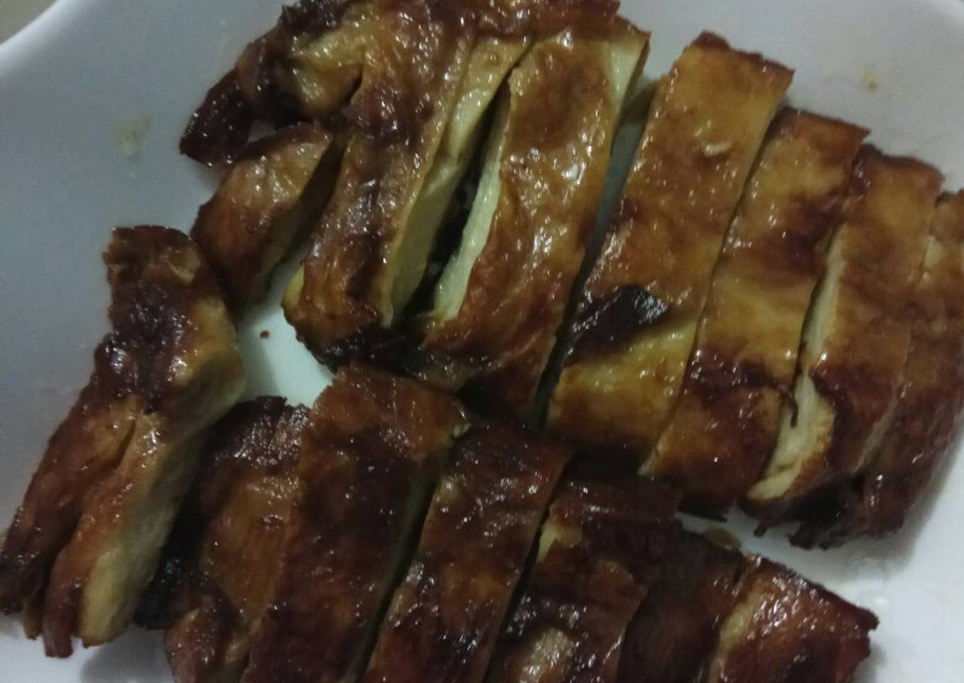Bebek panggang Teflon (vegetarian)