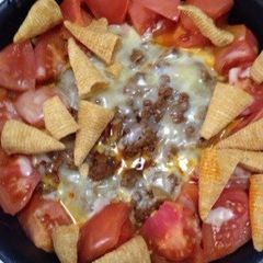 A picture of Tomato Taco Salad.