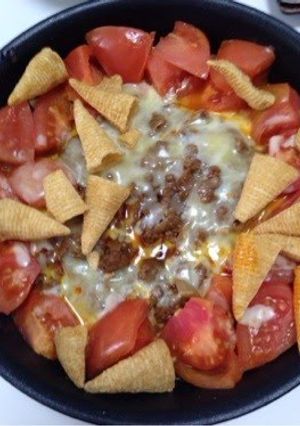 A picture of Tomato Taco Salad.