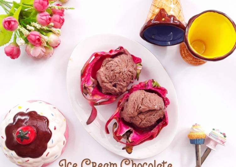 Cara Gampang mengolah Ice Cream Cokelat yang Bisa Manjain Lidah