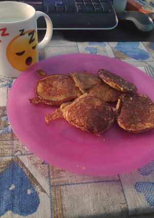 Φωτογραφία της συνταγής Υγιεινά pancakes μήλου και κανέλας 🥞