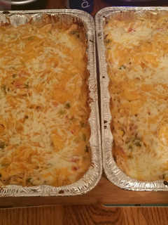 A picture of Chicken Spaghetti Brother Style.