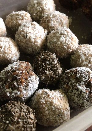 Una foto de Trufas recicladas