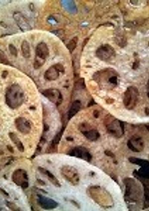 A picture of Lotus Root Chips.