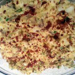 A picture of Perfect Picnic Potato Salad with Eggs and Bacon Bits.