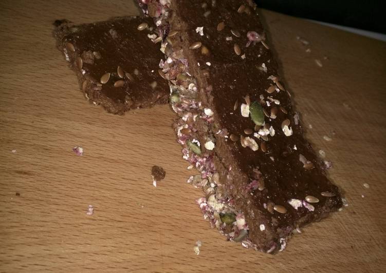 Recipe of Homemade Chunky Choco Bars