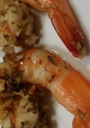 A picture of Grilled Herbs Shrimps.