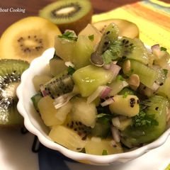 A picture of Nutty Kiwi Salsa – Vitamin C Rich Snack – Fruit Salsa.
