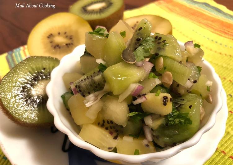 Steps to Make Ultimate Nutty Kiwi Salsa – Vitamin C Rich Snack – Fruit Salsa