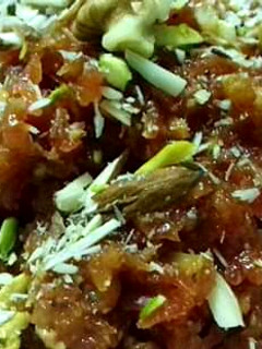 A picture of Gajar Ka Halwa.