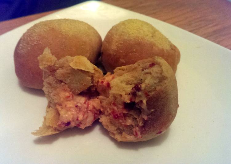 Simple Way to Prepare Speedy Sophie&#39;s red pepper stuffed sundried tomato balls