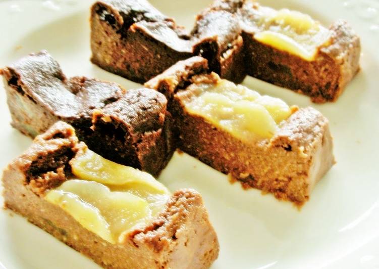 Recipe of Quick Pear and Cocoa Blancmange-style Okara Cake