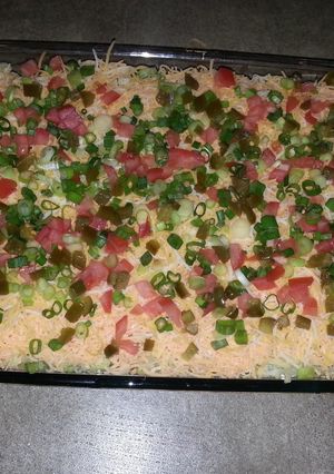 A picture of Taco Dip.