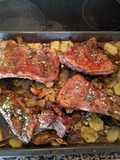 Costillar de lechazo al horno