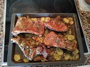 Una foto de lechazo al horno