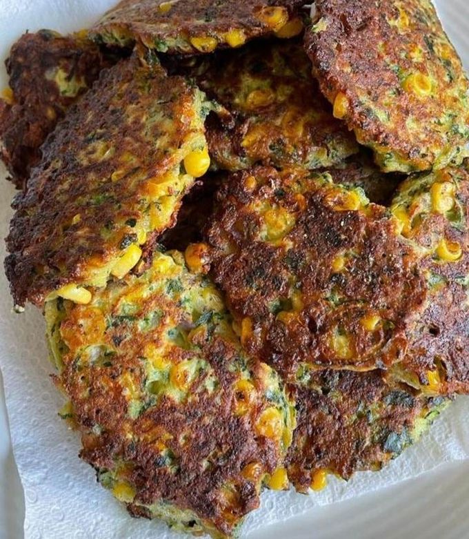 Foto de Hambúrguer de Curgete e Milho