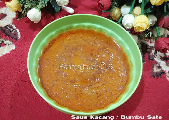 Resep Saus Kacang / Bumbu sate yang Lezat Sekali