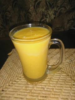 A picture of Mango milk shake.