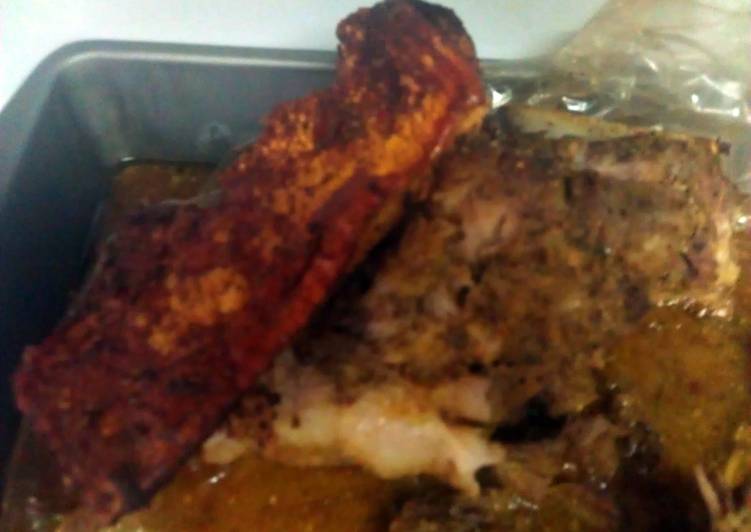 Pernil (Puerto Rican Roast pork)