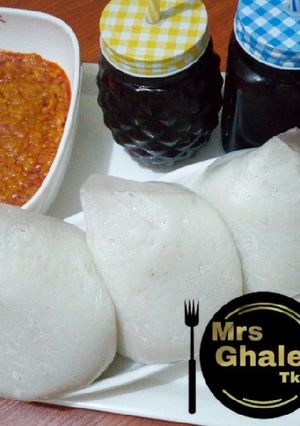 A picture of Tuwon shinkafa miyar wake da zobo.