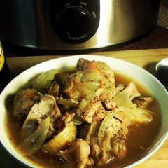 A picture of Coq Au Vin.