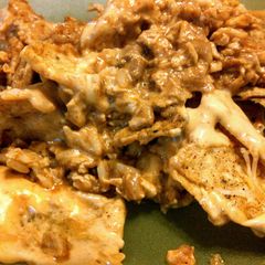 A picture of cool ranch dorito chicken casserole.