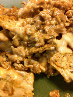 A picture of cool ranch dorito chicken casserole.