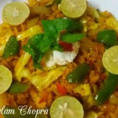 A picture of Vegetable Poha.
