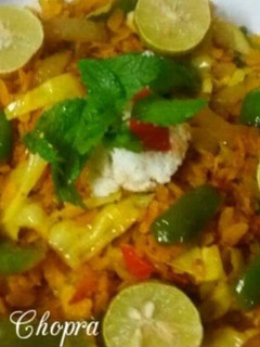 A picture of Vegetable Poha.