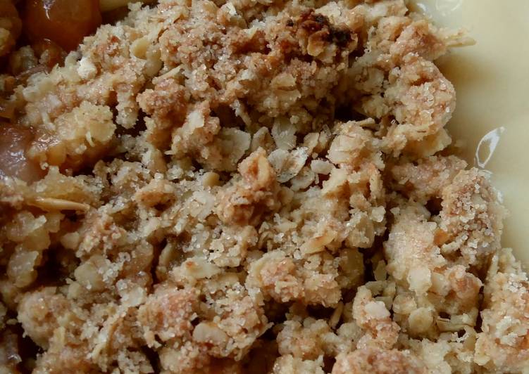 Vickys Maple Oat Plum Crumble GF DF EF SF NF