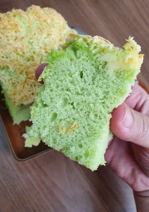 Foto resep Chiffon Pandan Keju (with Terigu)