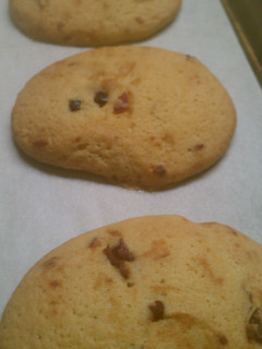 A picture of Cherry Pomegranate Sugar Cookies.