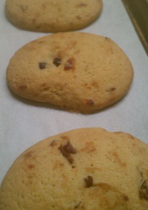 A picture of Cherry Pomegranate Sugar Cookies.