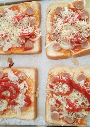 Foto resep Pizza roti tawar praktis