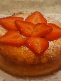 Una foto de Tarta de quesitos y yogurt