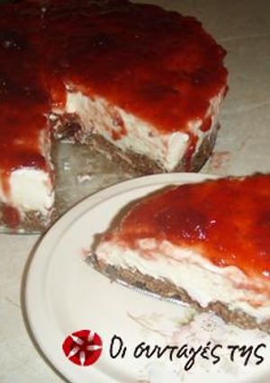 Φωτογραφία της συνταγής Cheese cake με σοκοφρέτες