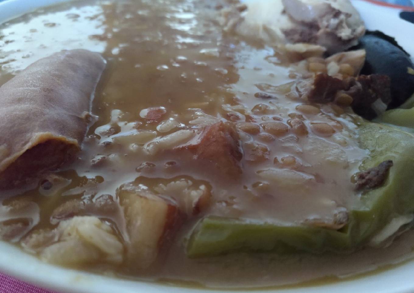 Lentejas estofadas de la mamá