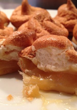 A picture of Miniature Lemon Meringue Tarts.