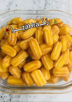 عکسی از دستور شیرینی بامیه