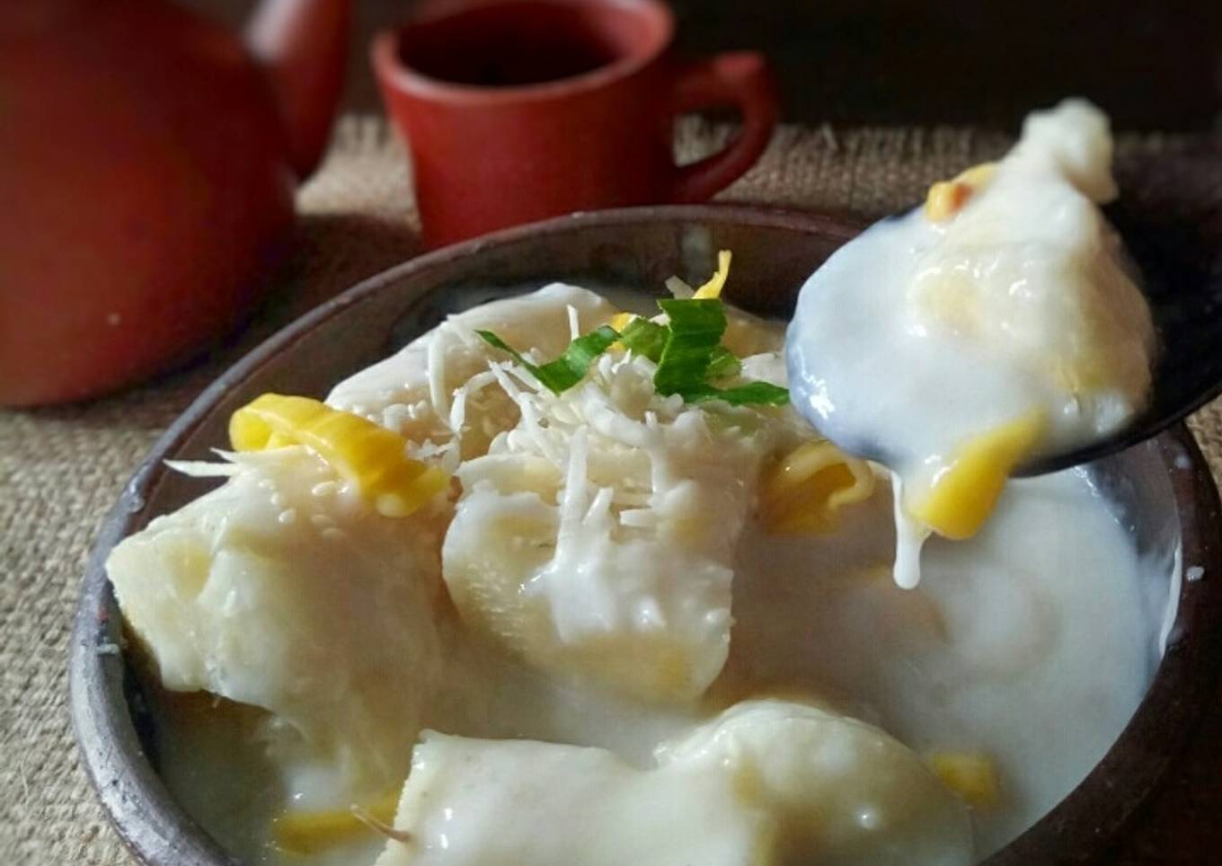 Singkong Thai vla creamy keju