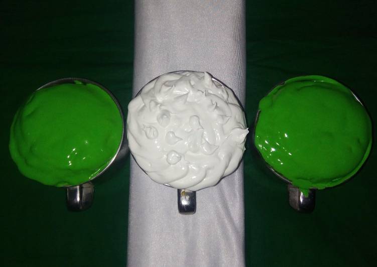 Recipe of Homemade Nigerian Flag Mug Cake