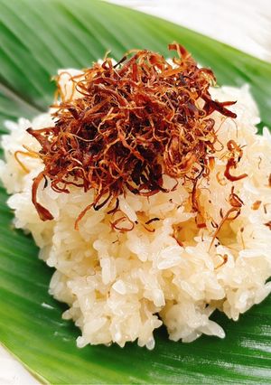 Hình của món Cách nấu xôi bằng nồi cơm điện không nát.